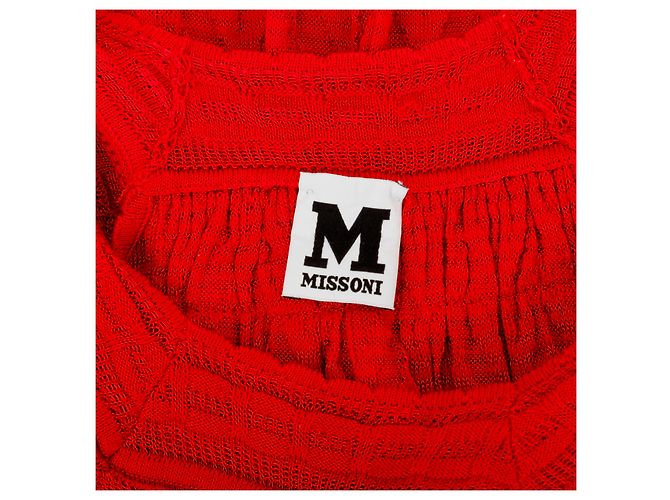 M Missoni Maxi Kleid Rot - Ansicht 11