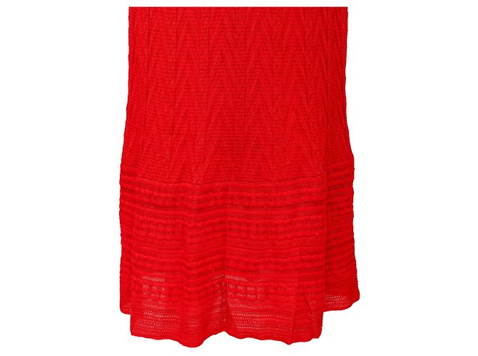 M Missoni Maxi Kleid Rot - Ansicht 7