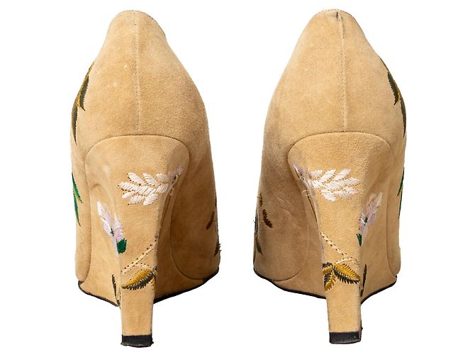 Zeppe ricamate vintage Fendi - vista 6