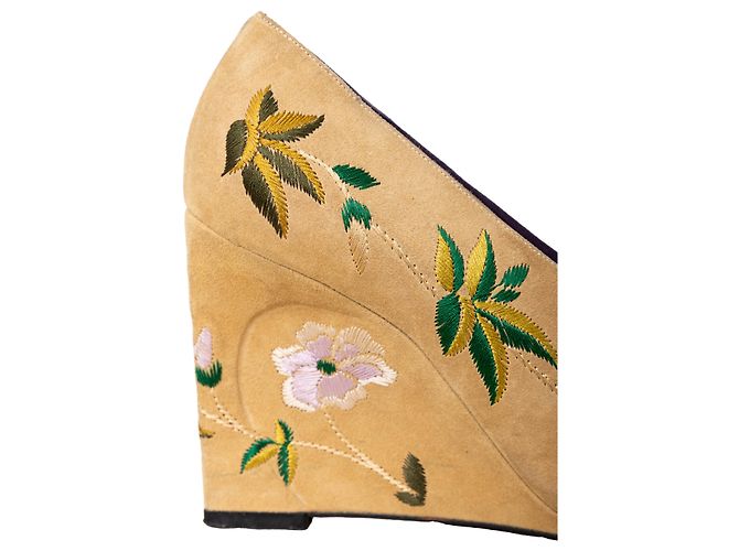 Zeppe ricamate vintage Fendi - vista 8