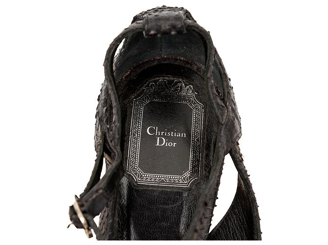 Dior	Schlangenleder Riemchenabsätze - Ansicht 12