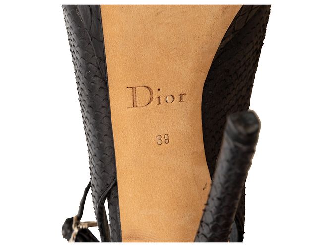 Dior	Schlangenleder Riemchenabsätze - Ansicht 13