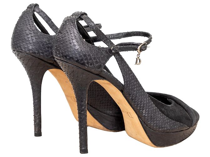 Dior	Schlangenleder Riemchenabsätze - Ansicht 5