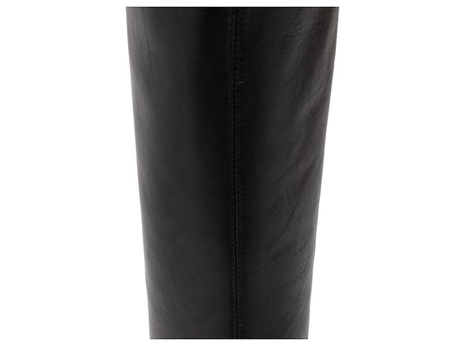 Botas de cuero con punta metálica Dalila de Giuseppe Zanotti Negro - vista 10