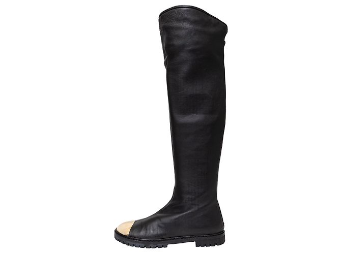 Botas de cuero con punta metálica Dalila de Giuseppe Zanotti Negro - vista 6