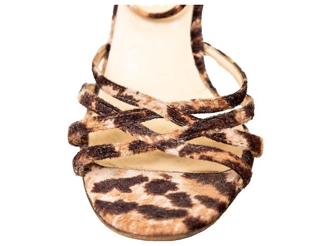 Tacchi a strappo con stampa animale Dolce & Gabbana - vista 6