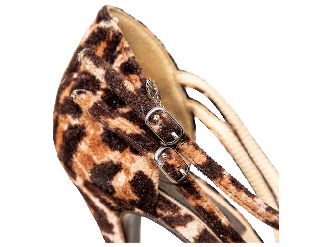 Tacchi a strappo con stampa animale Dolce & Gabbana - vista 8