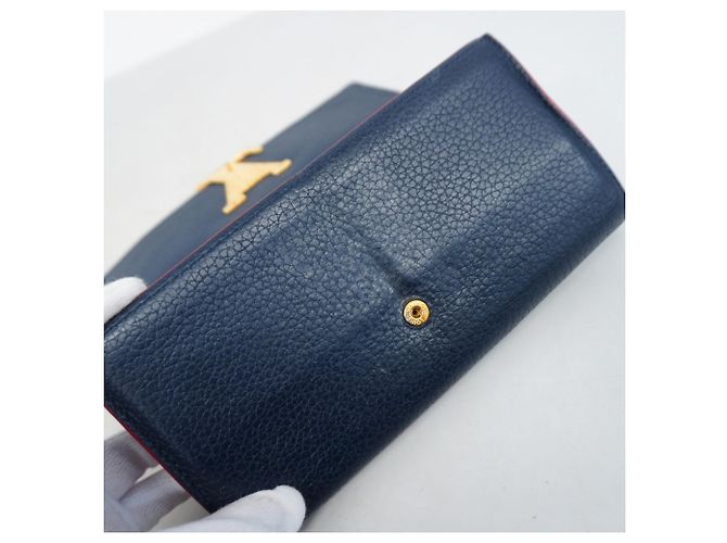 Capucines Louis Vuitton Azul marino - vista 6