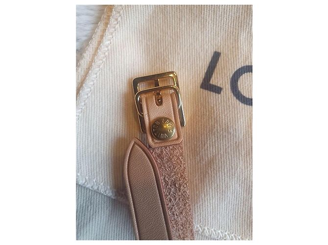Louis Vuitton Name Tag / Address Camel - view 5