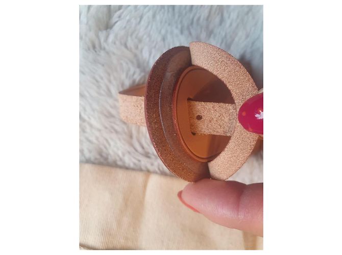 Louis Vuitton Name Tag / Address Camel - view 7