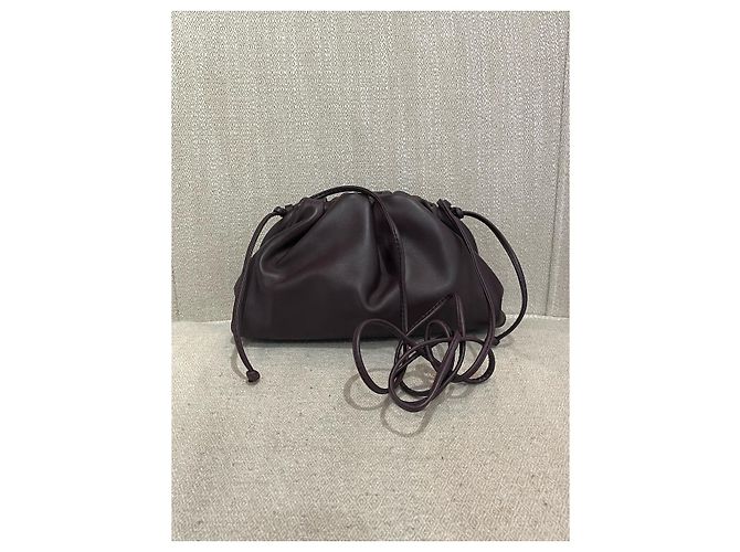 BOTTEGA VENETA Borse T. Pelle Porpora - vista 3