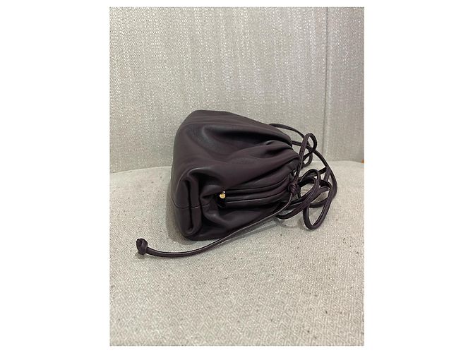 BOTTEGA VENETA Borse T. Pelle Porpora - vista 4