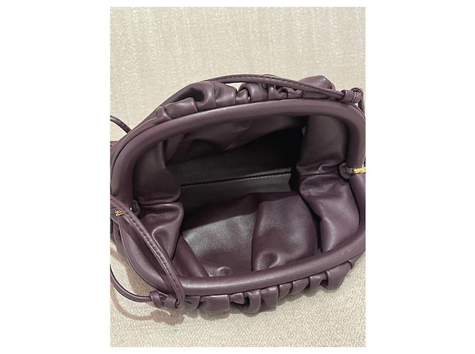 BOTTEGA VENETA Borse T. Pelle Porpora - vista 7