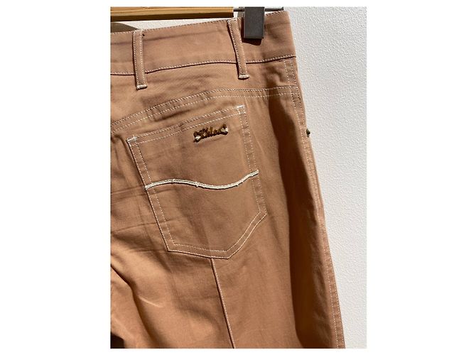 Chloé Jeans CHLOE T.US 30 Cotone Rosa - vista 4