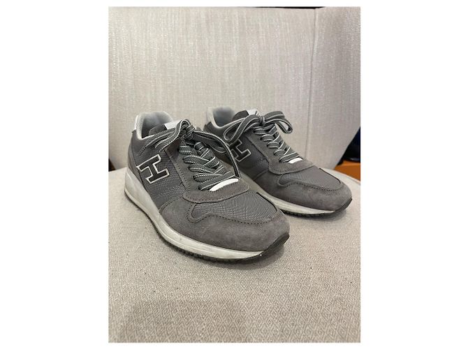 Scarpe HOGAN T.EU 39 Camoscio Grigio - vista 3