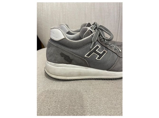 Scarpe HOGAN T.EU 39 Camoscio Grigio - vista 4