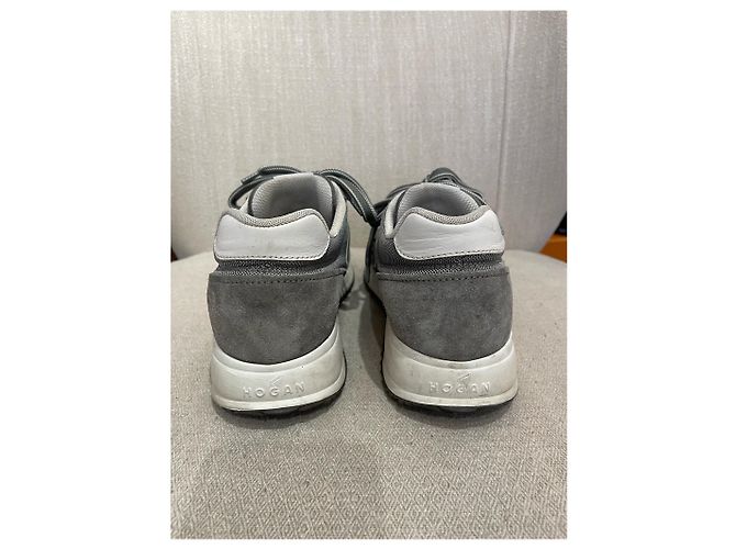 Scarpe HOGAN T.EU 39 Camoscio Grigio - vista 5