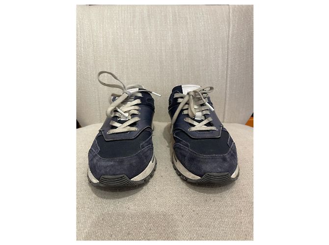 Sneakers BERLUTI T.EU 39.5 Pelle Blu - vista 2