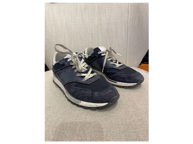 Sneakers BERLUTI T.EU 39.5 Pelle Blu - vista 4