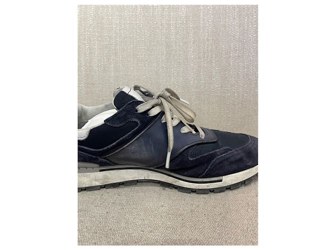 Sneakers BERLUTI T.EU 39.5 Pelle Blu - vista 5