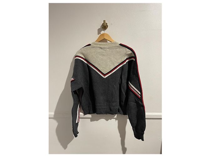 ISABEL MARANT ETOILE Strickwaren T.International M Baumwolle Grau - Ansicht 4
