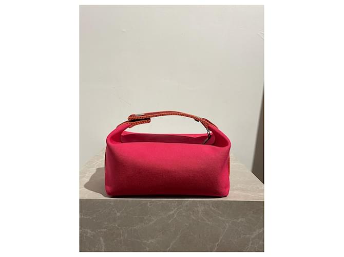 Hermès Borse da viaggio HERMES T. Cotone Rosa - vista 4