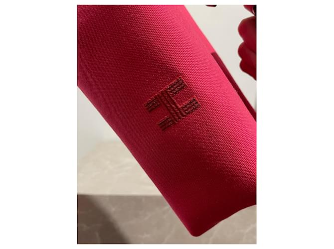 Hermès Borse da viaggio HERMES T. Cotone Rosa - vista 6
