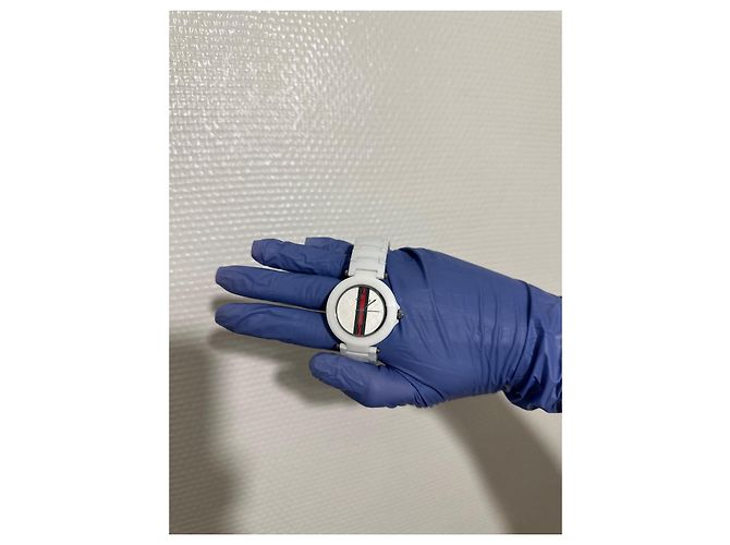 Reloj Gucci de cerámica blanco - vista 5