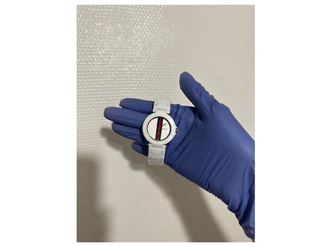 Reloj Gucci de cerámica blanco - vista 6