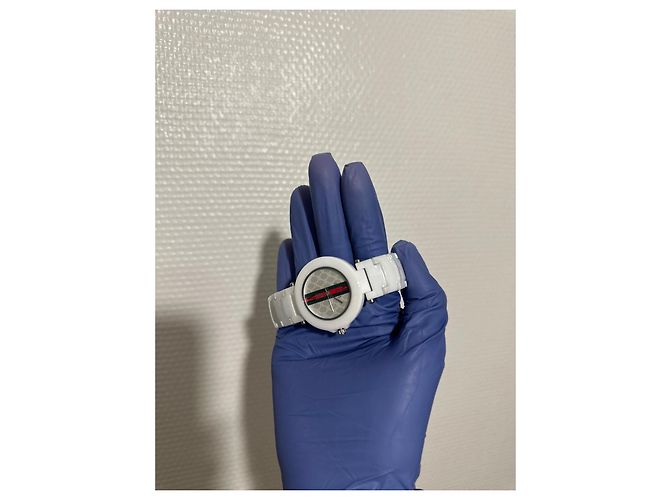 Reloj Gucci de cerámica blanco - vista 8