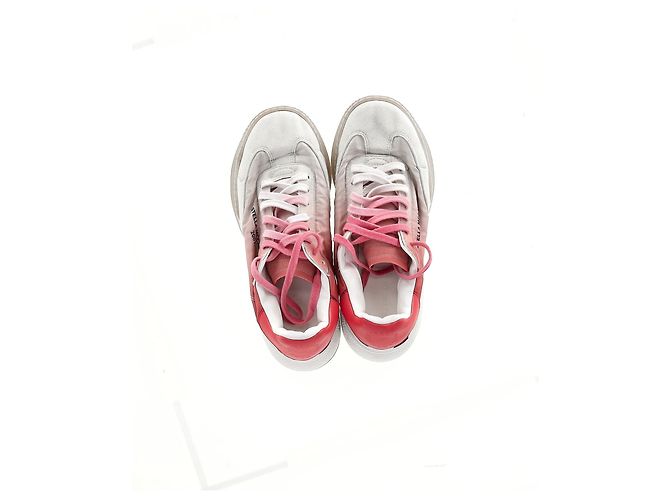 Stella Mc Cartney Tênis Loop Ombre Stella McCartney em poliéster rosa e branco - vista 3