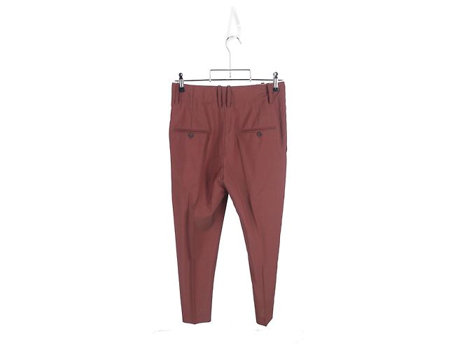 Set giacca e pantaloni a un bottone Isabel Marant Étoile in lana bordeaux Marrone Rosso - vista 9