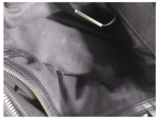 Borsa a spalla con tracolla a catena Victoria Beckham in pelle nera Nero - vista 12