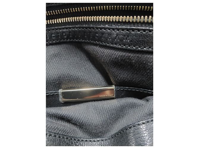 Borsa a spalla con tracolla a catena Victoria Beckham in pelle nera Nero - vista 13