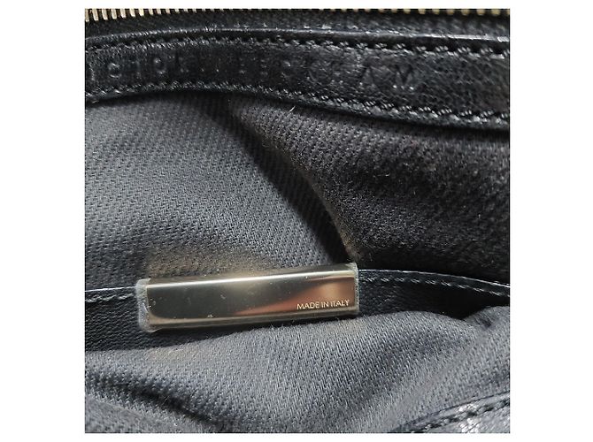 Borsa a spalla con tracolla a catena Victoria Beckham in pelle nera Nero - vista 6