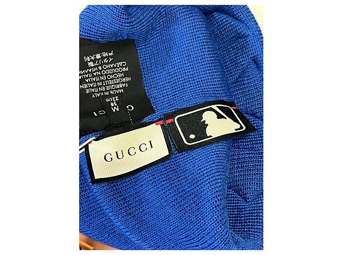 Gucci Hut aus Wolle Blau Größe M - Ansicht 3