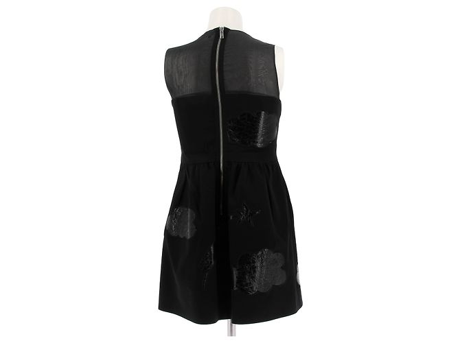 JC DE CASTELBAJAC Vestidos T.FR 36 Algodón Negro - vista 2