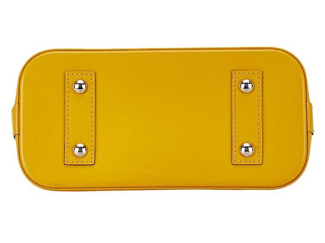 Louis Vuitton Alma BB Leather Handbag M40866 Yellow - view 3