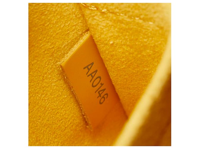 Louis Vuitton Alma BB Leather Handbag M40866 Yellow - view 6