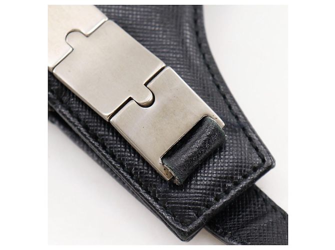 Borsa a spalla in pelle Salvatore Ferragamo nera Nero - vista 10