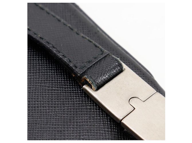 Borsa a spalla in pelle Salvatore Ferragamo nera Nero - vista 11