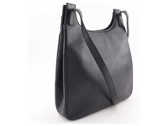 Borsa a spalla in pelle Salvatore Ferragamo nera Nero - vista 3