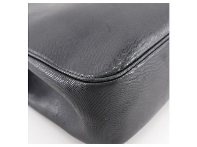 Borsa a spalla in pelle Salvatore Ferragamo nera Nero - vista 4