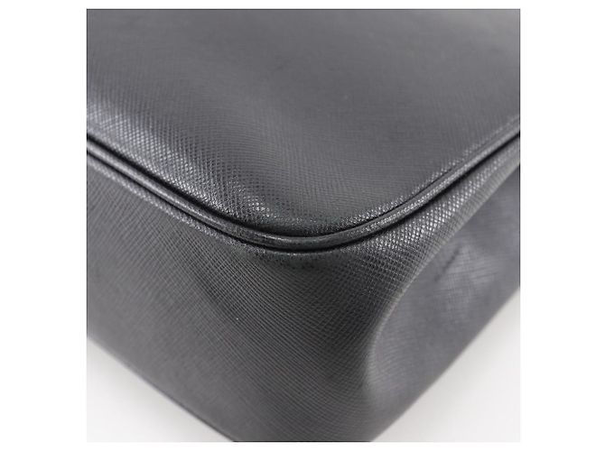 Borsa a spalla in pelle Salvatore Ferragamo nera Nero - vista 5