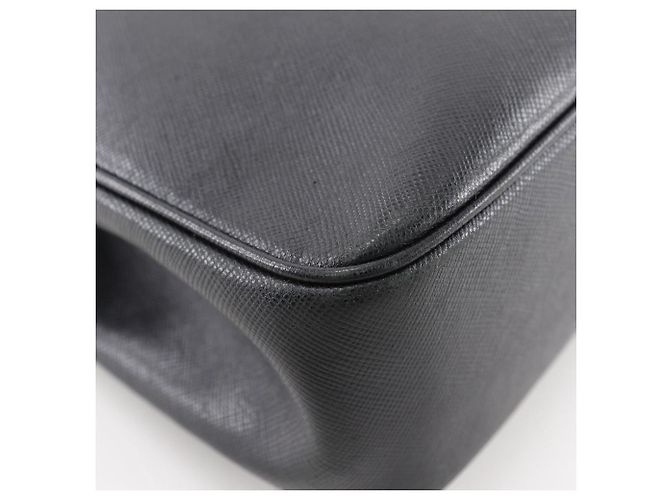 Borsa a spalla in pelle Salvatore Ferragamo nera Nero - vista 6