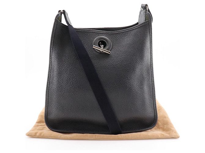 Hermès Borsa a spalla in pelle Hermes Vespa 28 grigia Grigio - vista 11
