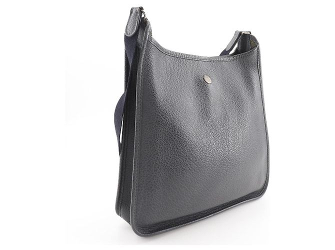 Hermès Borsa a spalla in pelle Hermes Vespa 28 grigia Grigio - vista 3