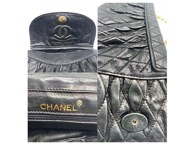 Borsa a spalla in pelle di agnello Chanel - vista 4