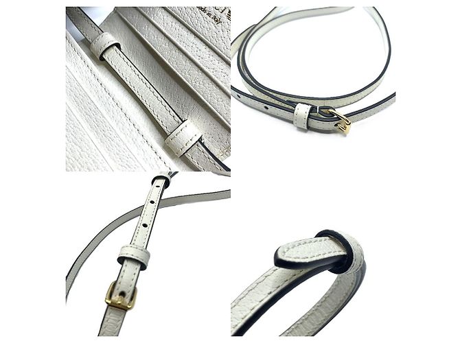 Portafoglio a spalla Horsebit Gucci x Adidas Bianco - vista 6