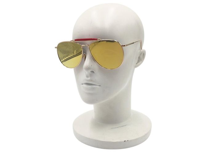 Occhiali da sole in metallo a forma di goccia Thom Browne TB 015 LTD - vue 4